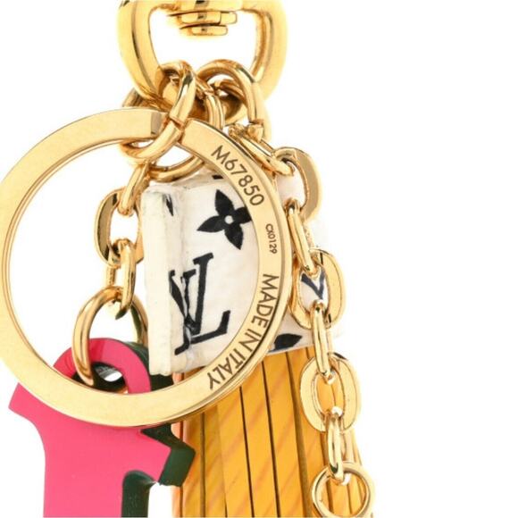 Authentic RARE LOUIS VUITTON Pop Tassel Bag Charm Large LV Box Cover GIFTABLE - Picture 5 of 15
